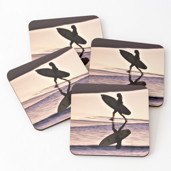 Item preview,    Sea surfer on the way to surf designed and sold by LaGalleria-BNS by Moses Benson Gallery.