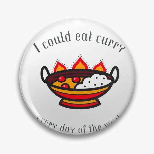 Item preview, I could eat curry every day of the week designed and sold by Dvzshirts.