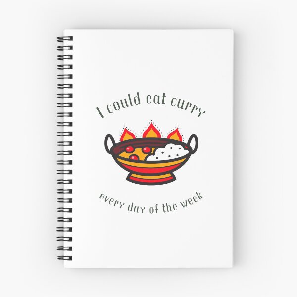 Item preview, I could eat curry every day of the week designed and sold by Dvzshirts.