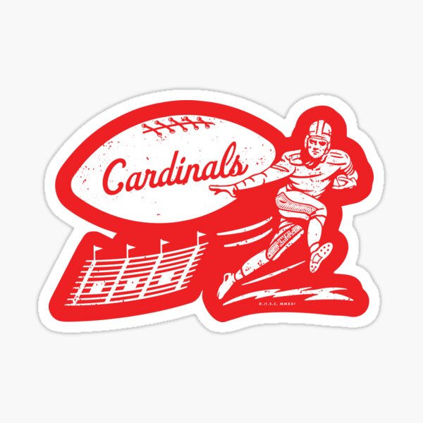 Vintage Running Baseball Player - St. Louis Cardinals (White St. Louis  Wordmark) - St Louis Cardinals - Sticker