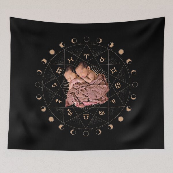 Item preview, Awesome astrological Gemini Twins Zodiac Animal Fun Graphic Zodiac Sign designed and sold by SweetEnjoyable.