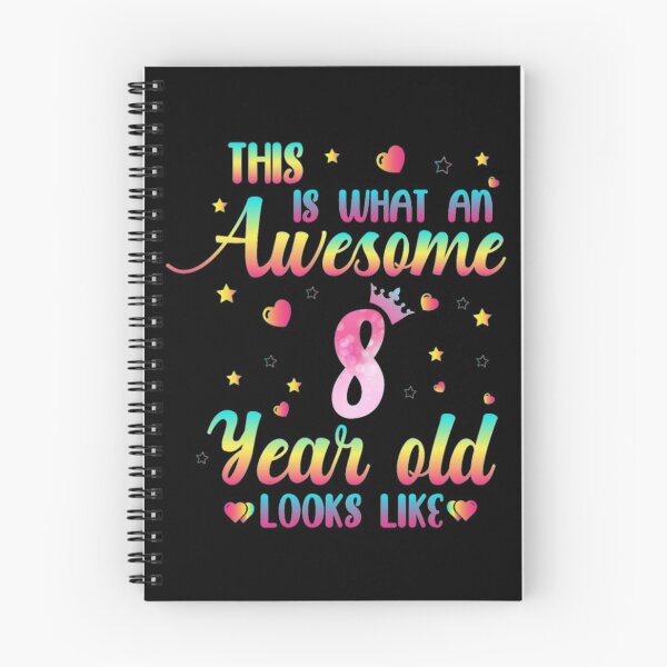 Item preview, 8th Birthday Girl, Awesome 8 Year Old Looks Like designed and sold by holidaysdung.