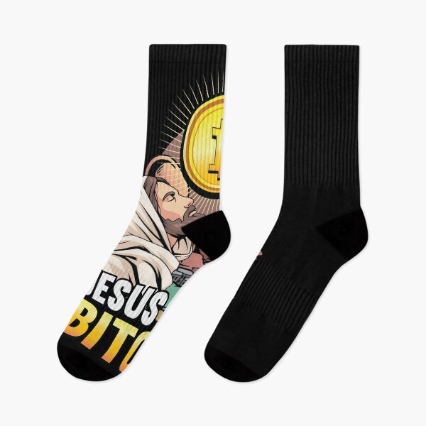 Item preview, Jesus Loves Bitcoin Funny Crypto Hodl and BTC Blockchain  designed and sold by Rzelemenz.