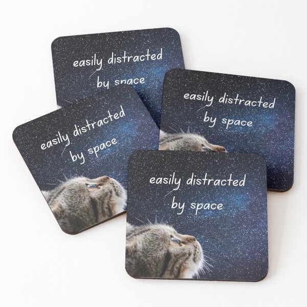 Item preview, easily distracted by space designed and sold by harshini2art.