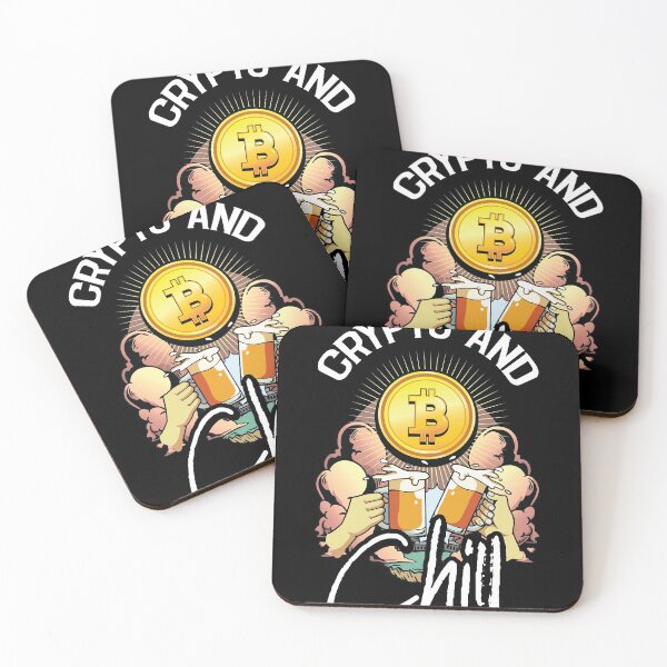 Item preview, Crypto and Chill Funny Crypto Hodl BTC Blockchain Bitcoin designed and sold by Rzelemenz.
