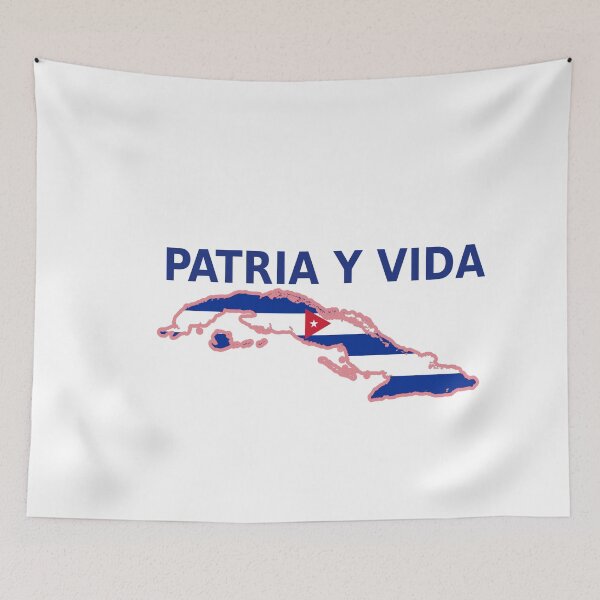 Item preview, Free Cuba Patria Y Vida-  Homeland and Life - Cuban Island Flag designed and sold by KeysTreasures.