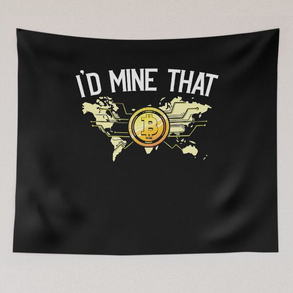 Item preview, Id mine that Funny Crypto Miner Hodl BTC Blockchain Bitcoin  designed and sold by Rzelemenz.