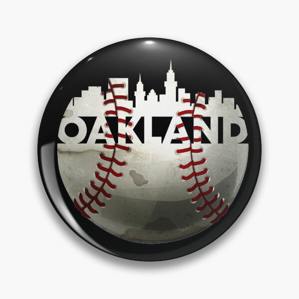 Item preview, Outstanding Oakland Baseball Ball With Oakland Skyline designed and sold by Urosek.