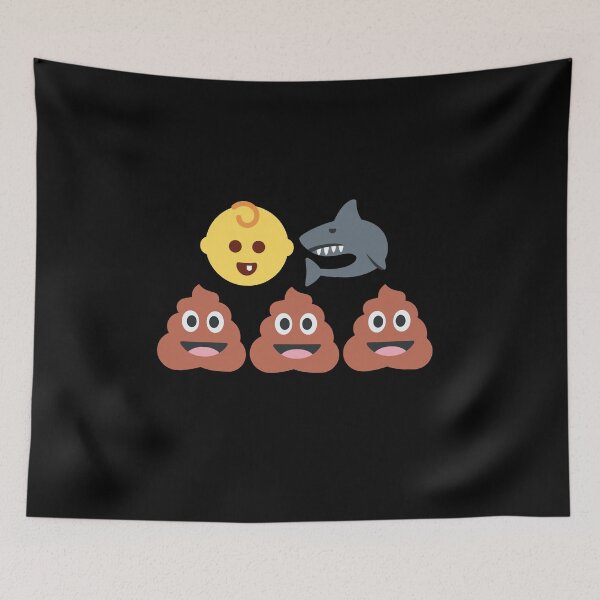 Item preview, Baby Shark Song in Emojis designed and sold by StarDrive.