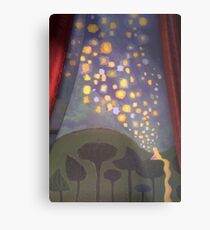 The Floating Lights Metal Print