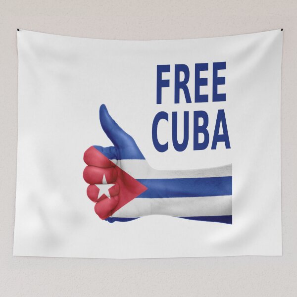 Item preview, Free Cuba Patria Y Vida-  Homeland and Life - Cuban Flag designed and sold by KeysTreasures.