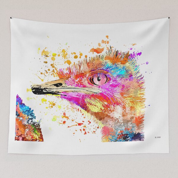 Item preview, Colorful Ostrich designed and sold by Daniel Janda.