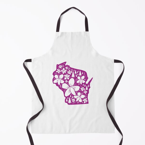 Item preview, Wisconsin Violet Silhouette Purple designed and sold by luckybengal.
