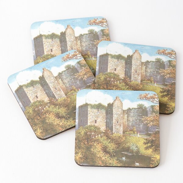 Item preview, Vintage Illustration of Rothesay Castle designed and sold by yourscotland.