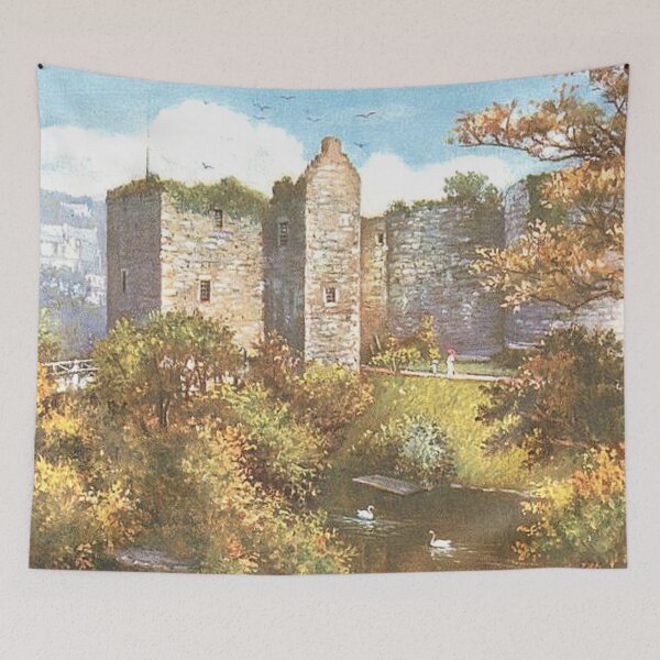 Item preview, Vintage Illustration of Rothesay Castle designed and sold by yourscotland.
