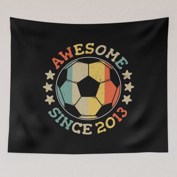 Item preview, Awesome Since 2013 Football designed and sold by holidaysdung.