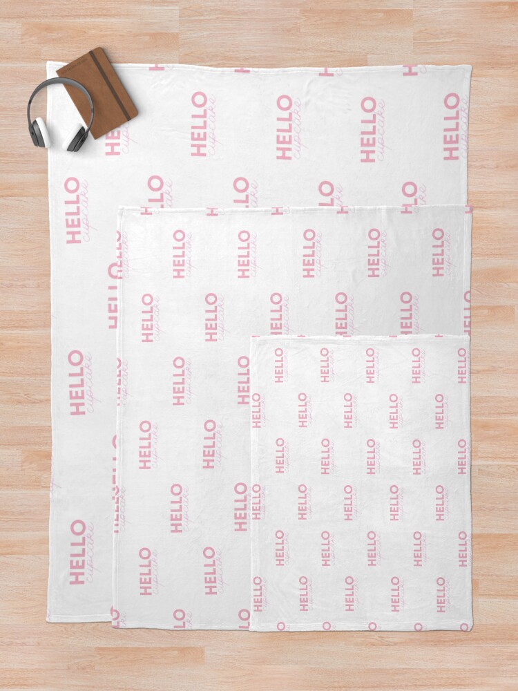 Thumbnail 5 of 6, Throw Blanket, Hello Cupcake designed and sold by AProperLemon.