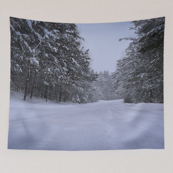 Item preview, Road in Winter - La Pêche designed and sold by GrannysGarage.