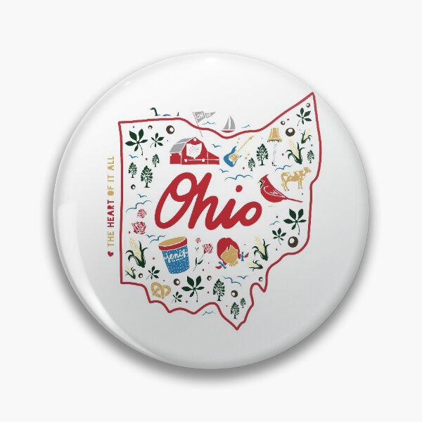 Item preview, State of Ohio Hand-Drawn Design designed and sold by luckybengal.