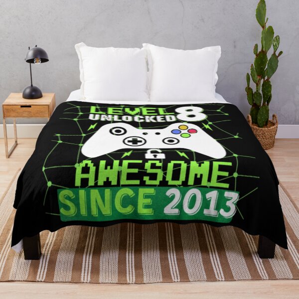 Item preview, Level 8 Unlocked Awesome 2013 Video Game 8th designed and sold by holidaysdung.
