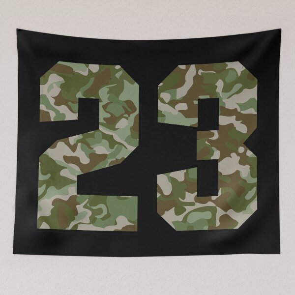 Item preview, Army Camouflage Number Twenty-three Soldiers Lucky Number 23 designed and sold by Urosek.