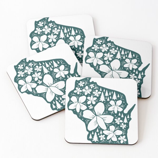 Item preview, State of Wisconsin Violet Design Green designed and sold by luckybengal.