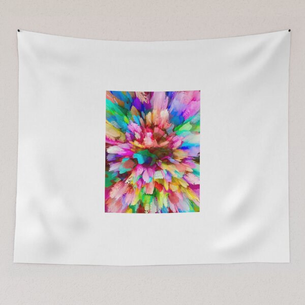 Artikelvorschau, Technicolor Chrysantheme entworfen und verkauft von CrucialDesigns.