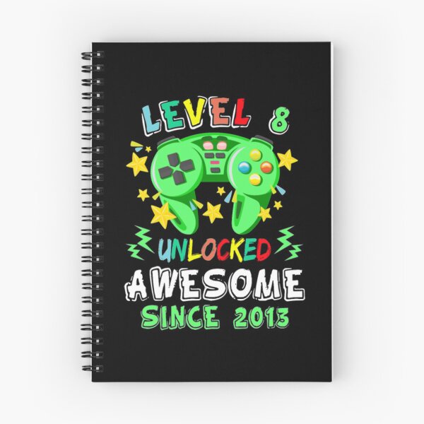 Item preview, Level 8 Unlocked Awesome 2013 Video Game Birthday designed and sold by holidaysdung.
