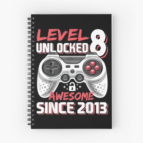 Item preview, Level 8 Unlocked Awesome 2013 Video Game designed and sold by holidaysdung.