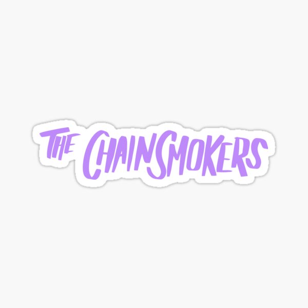 Fumeurs de chaîne violets Sticker