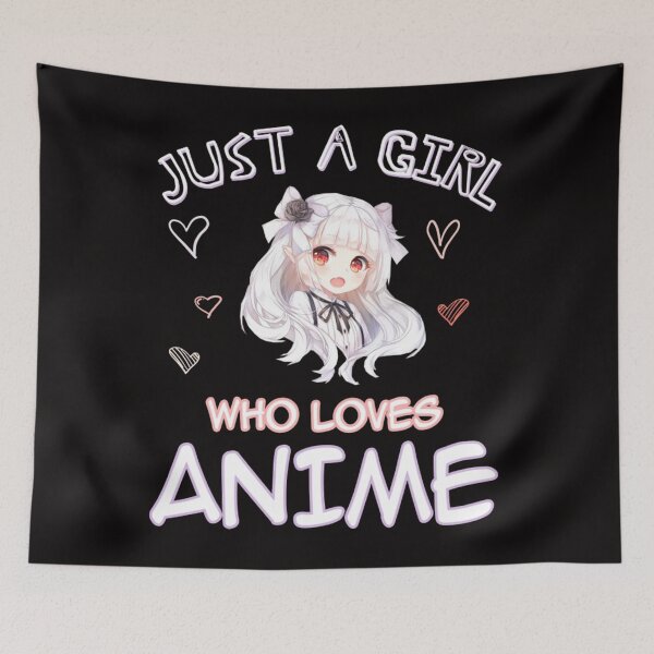 Item preview, Just A Girl Who Loves Anime Gifts for Teen Girls Anime 948 designed and sold by DuPois92.