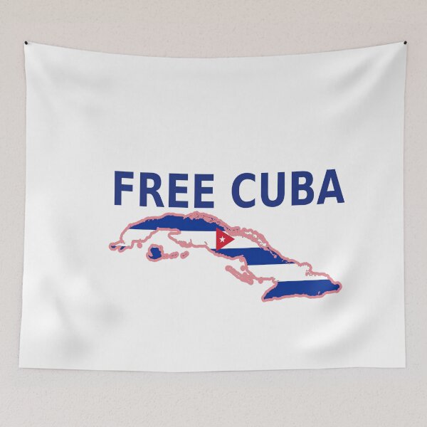 Item preview, Free Cuba Patria Y Vida-  Homeland and Life - Cuban Island Flag designed and sold by KeysTreasures.