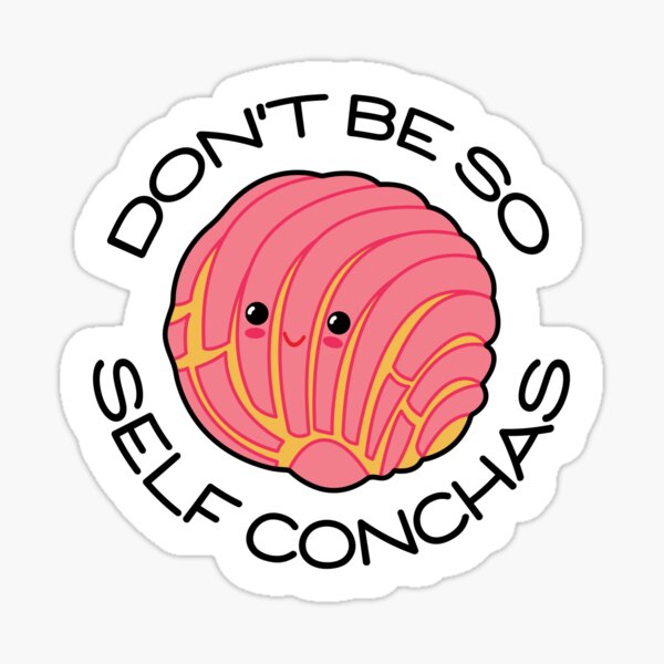 Neverending Stickers - 10oz Stainless Steal Coffee Cup - Rainbow Concha -  Don’t Be Self-Conchas, Be Proud Of You