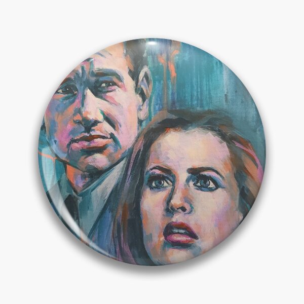Item preview, Mulder & Scully X Files Portrait Painting designed and sold by storybycorey.