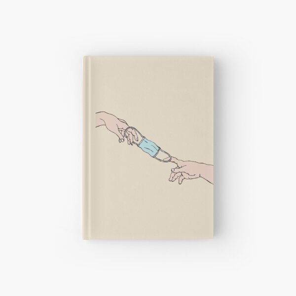 The creation of Adan Social Distance Hardcover Journal