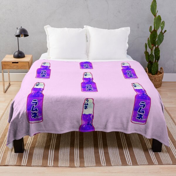 Item preview, Aesthetic grape ramune Japanese soda pixel art designed and sold by saffl0wer.