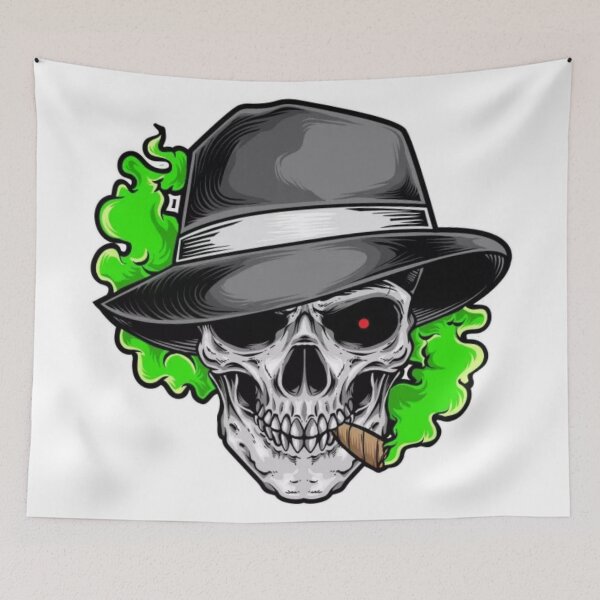 Item preview,  Skull and Green Hair - Skull - Fear - Halloween designed and sold by rahman-7.