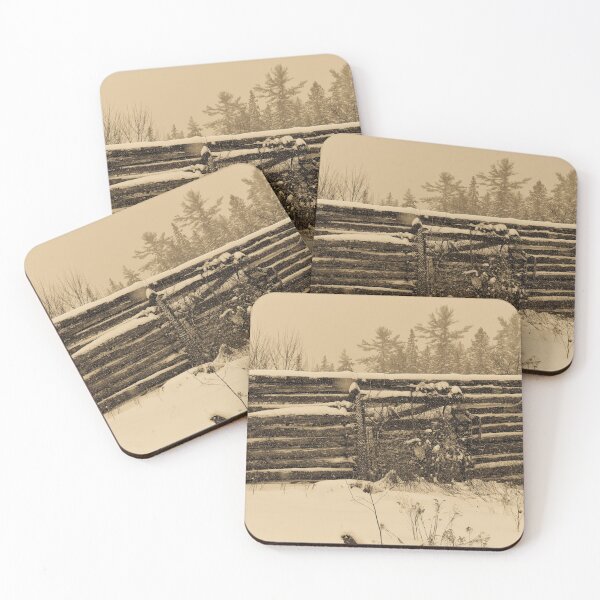 Item preview, Snowy Cabin in Winter - La Pêche designed and sold by GrannysGarage.