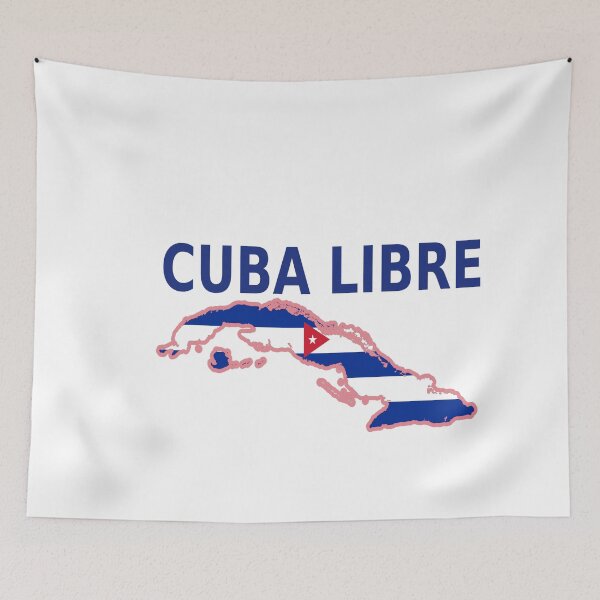 Item preview, Cuba Libre Free Cuba Patria Y Vida-  Homeland and Life - Cuban Island Flag designed and sold by KeysTreasures.