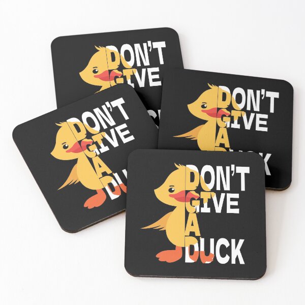 Item preview, Don’t Give A Duck - Funny Cute Duck designed and sold by eden1472.