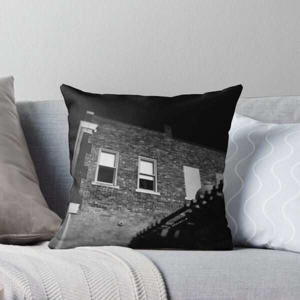 The City At Night Throw Pillow