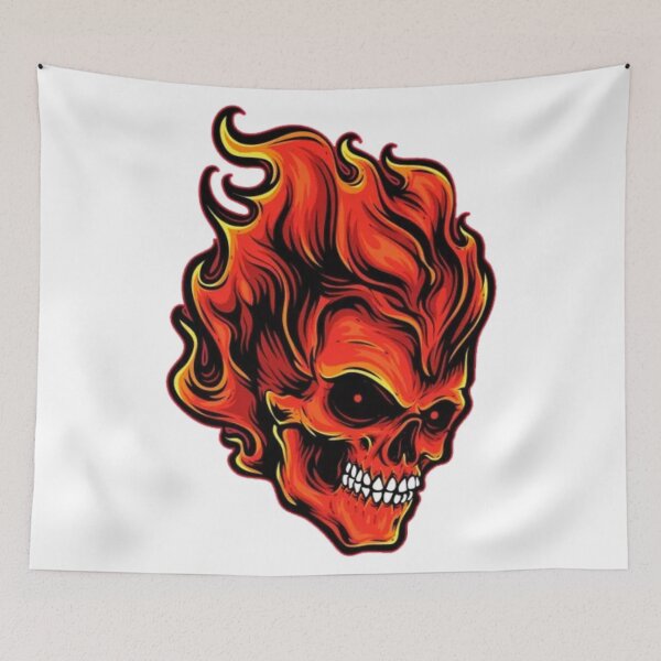 Item preview, Red Skull - Skull - Fear - Halloween designed and sold by rahman-7.