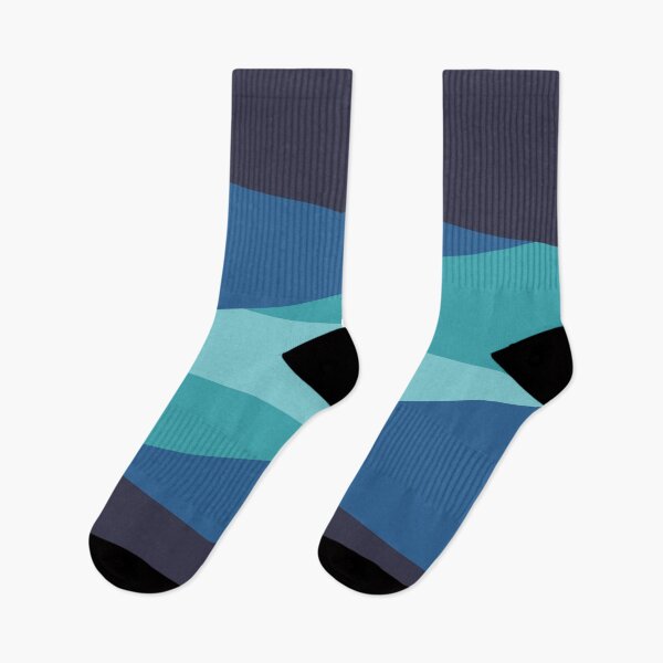 Item preview, Geometric shades of blue designed and sold by thayartstudio.
