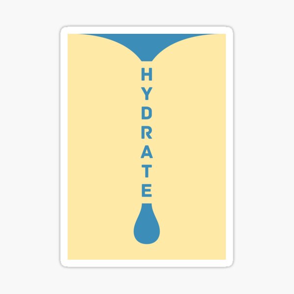 Hydrate Sticker