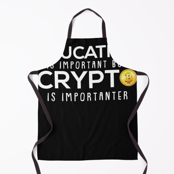 Item preview, Education is Important But Crypto is Importanter Bitcoin  designed and sold by Rzelemenz.