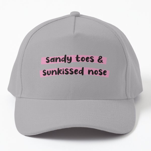sandy toes & sunkissed nose Baseball Cap