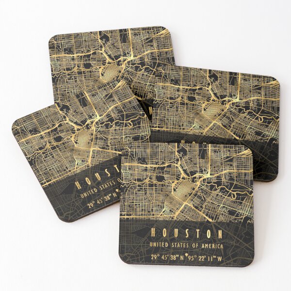 Item preview, HOUSTON MAP USA designed and sold by hatimelhag.