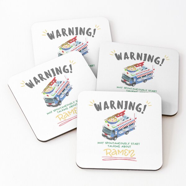 Item preview, Warning May Spontaneously Start Talking About Ramen Truck - Cute, Funny Foodie designed and sold by Teetee94.