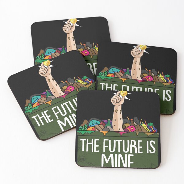 Item preview, The Future is mine Crypto Miner Hodl BTC Blockchain Bitcoin  designed and sold by Rzelemenz.