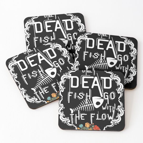 Item preview, Only dead fish go with the flow designed and sold by patricke116.